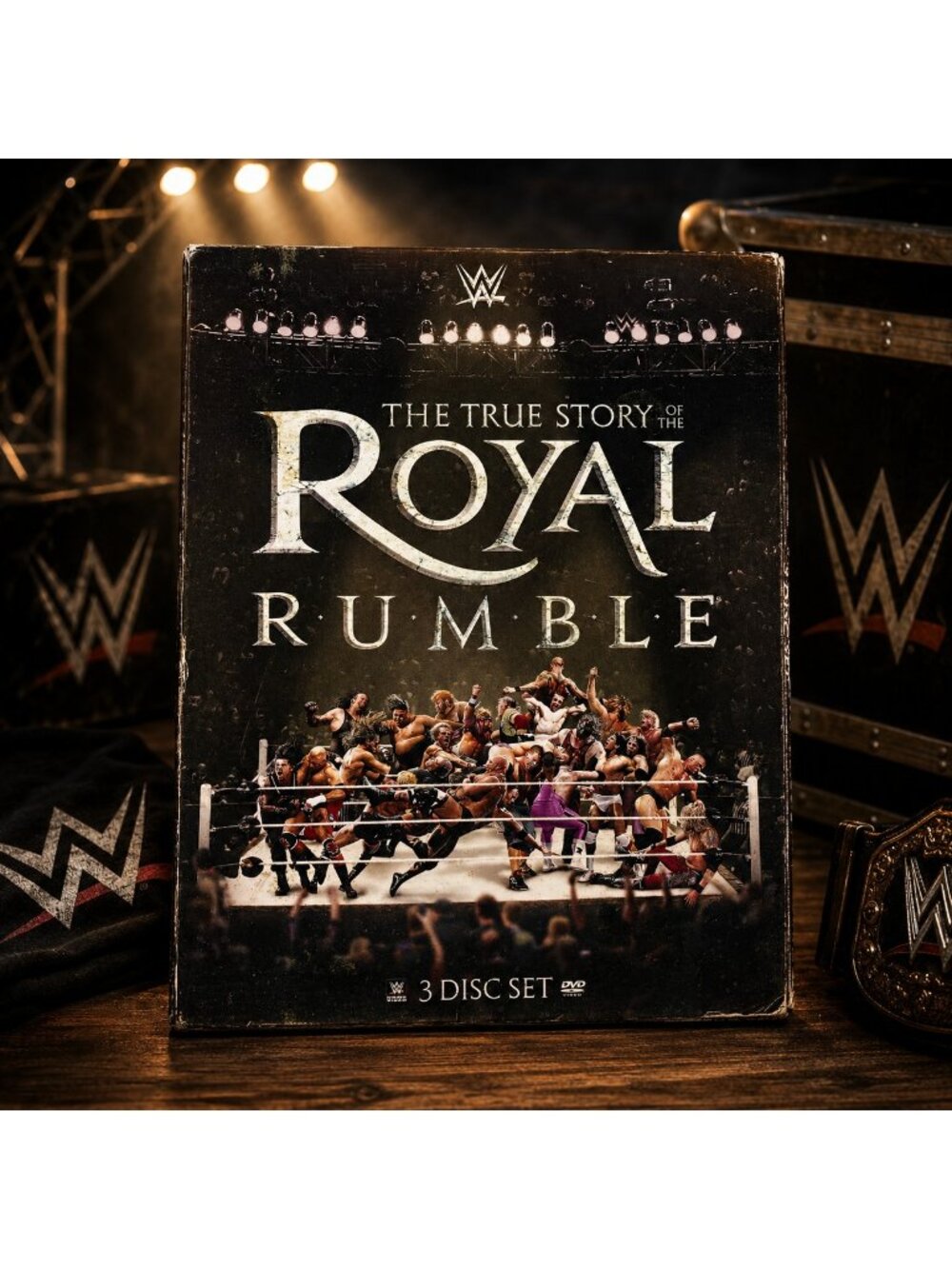 WWE: The True Story of Royal Rumble (3-DVD Set, Region 1) Good condition!